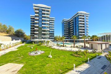 Luxury Apartments on a New Complex with Modern Facade and Rich Facilities in Avsallar Alanya Turkey 