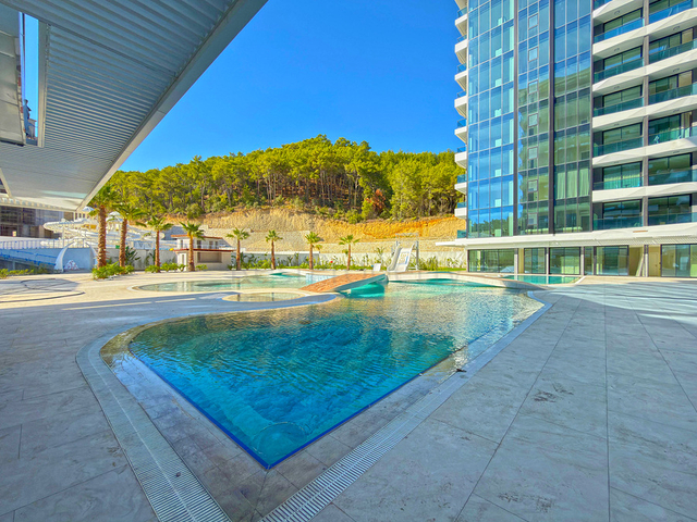 Luxury Apartments on a New Complex with Modern Facade and Rich Facilities in Avsallar Alanya Turkey 