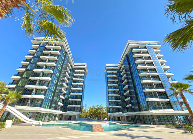 Luxury Apartments on a New Complex with Modern Facade and Rich Facilities in Avsallar Alanya Turkey 
