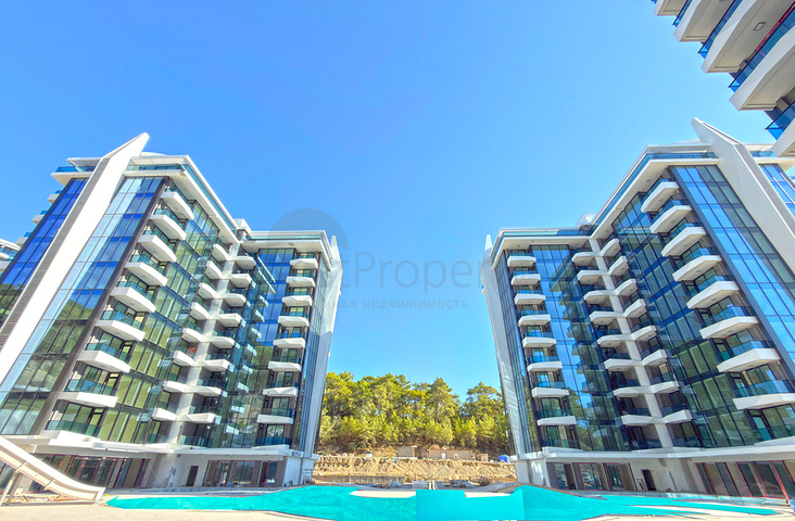 Luxury Apartments on a New Complex with Modern Facade and Rich Facilities in Avsallar Alanya Turkey 