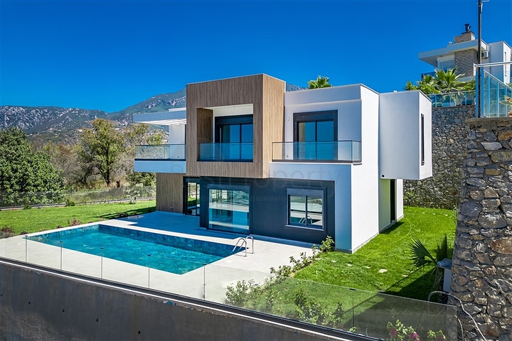 New Villa with Sea Views for Sale in Kargicak Alanya Turkey