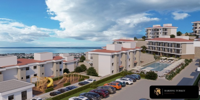 Off- Plan 1 Bedroom Sea View Apartments for Sale in Akbuk Didim Turkey