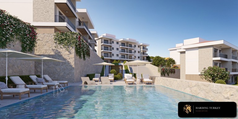 Off- Plan 1 Bedroom Sea View Apartments for Sale in Akbuk Didim Turkey