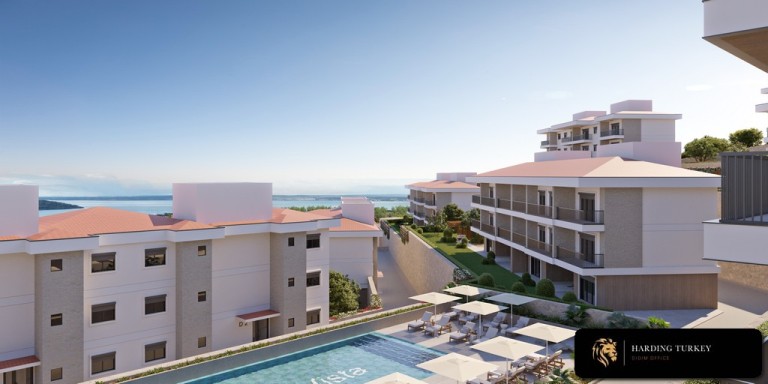 Off- Plan 1 Bedroom Sea View Apartments for Sale in Akbuk Didim Turkey