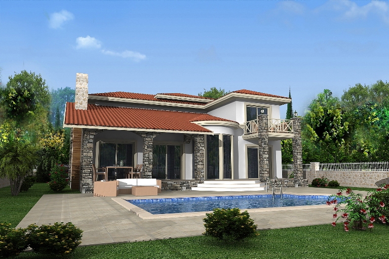 Off-Plan 4 Bedroom Villa for Sale in Seydikemer Fethiye Turkey
