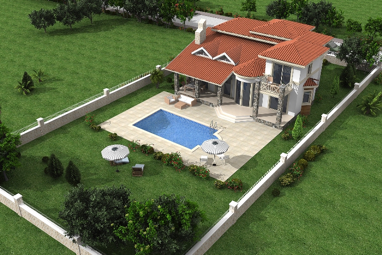 Off-Plan 4 Bedroom Villa for Sale in Seydikemer Fethiye Turkey