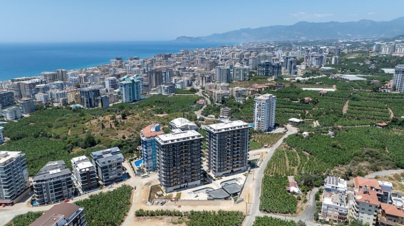 Recently Completed 1 Bedroom Apartments for Sale in Alanya Mahmutlar Turkey