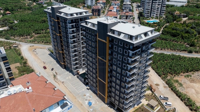 Recently Completed 1 Bedroom Apartments for Sale in Alanya Mahmutlar Turkey