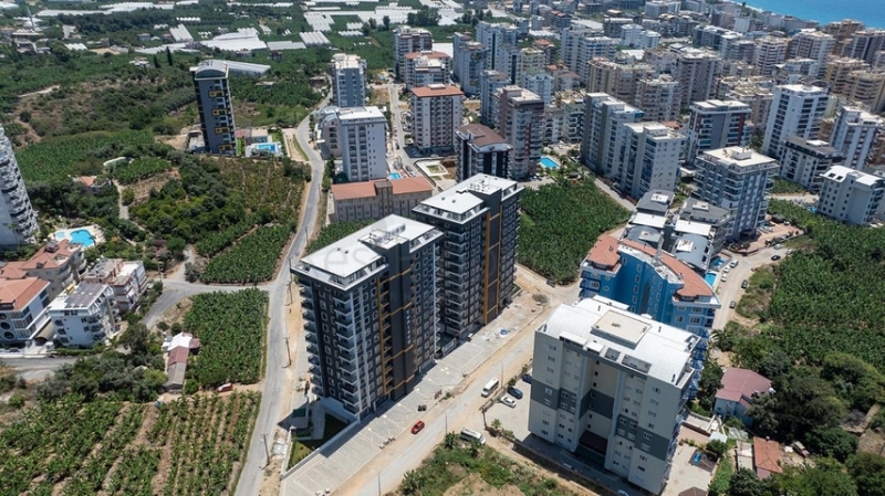 Recently Completed 1 Bedroom Apartments for Sale in Alanya Mahmutlar Turkey