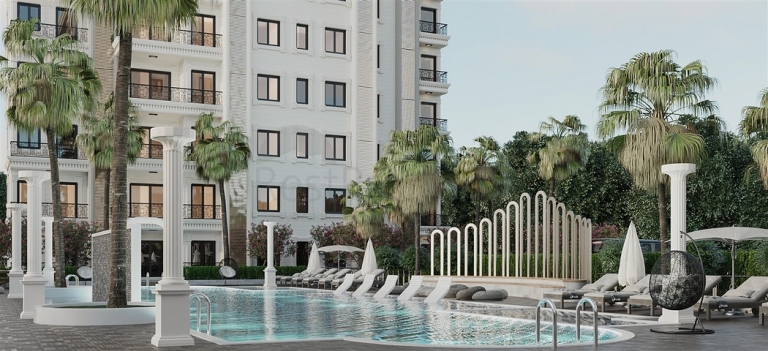 New Apartments in a Modern Residential Complex in Avsallar Alanya Turkey - Close to Completion