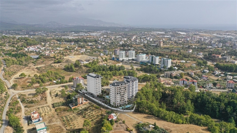 New Apartments in a Modern Residential Complex in Avsallar Alanya Turkey - Close to Completion