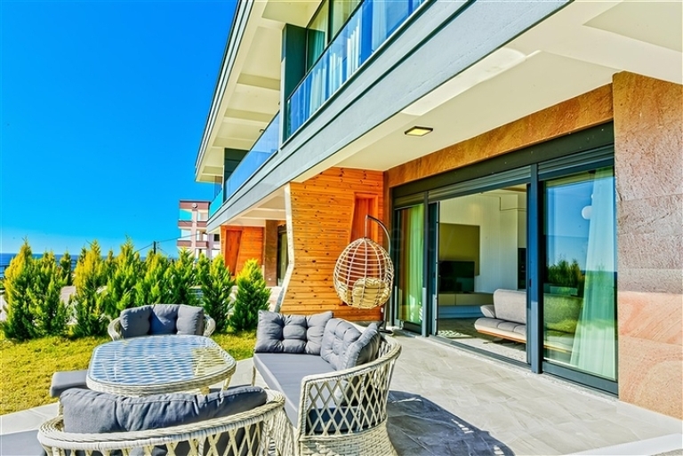 Sea View Semi Detached Villas For Sale in Avsallar Alanya Turkey