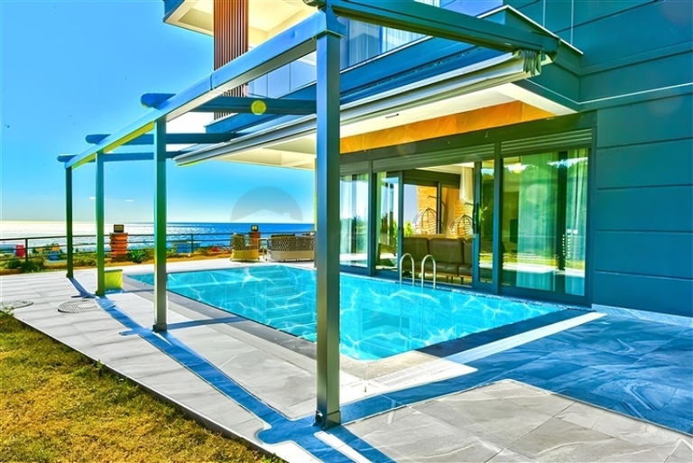 Sea View Semi Detached Villas For Sale in Avsallar Alanya Turkey