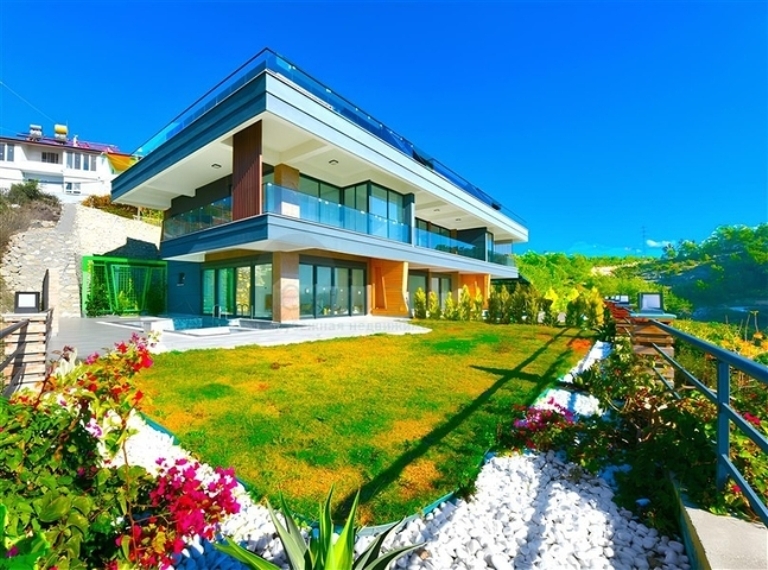 Sea View Semi Detached Villas For Sale in Avsallar Alanya Turkey