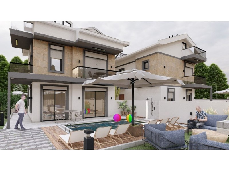 New Villas for Sale on the Heights of Fethiye, Camkoy