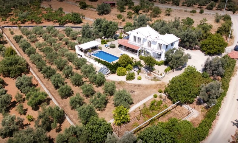 Spacious 4 bedroom furnished villa for sale in Uzumlu the popular rural part of Fethiye Turkey