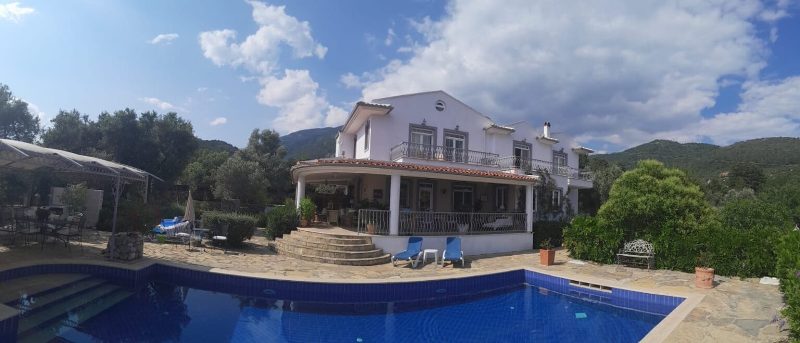 Spacious 4 bedroom furnished villa for sale in Uzumlu the popular rural part of Fethiye Turkey