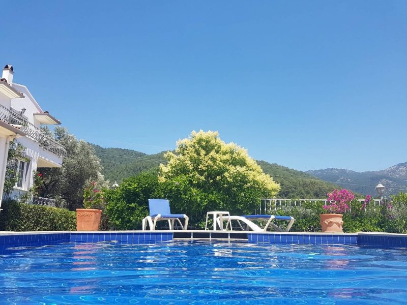 Spacious 4 bedroom furnished villa for sale in Uzumlu the popular rural part of Fethiye Turkey