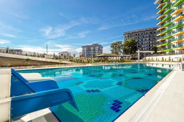 For Sale 1+1 Apartment with Sea View in Avsallar Alanya Turkey