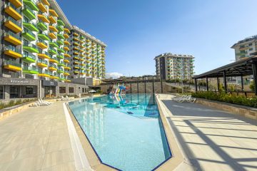 For Sale 1+1 Apartment with Sea View in Avsallar Alanya Turkey