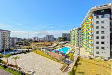 For Sale 1+1 Apartment with Sea View in Avsallar Alanya Turkey