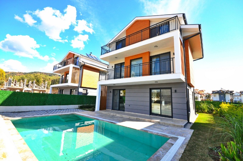 Four Bedroom Detached Villa for Sale in Ciftlik Fethiye