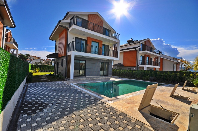 Four Bedroom Detached Villa for Sale in Ciftlik Fethiye