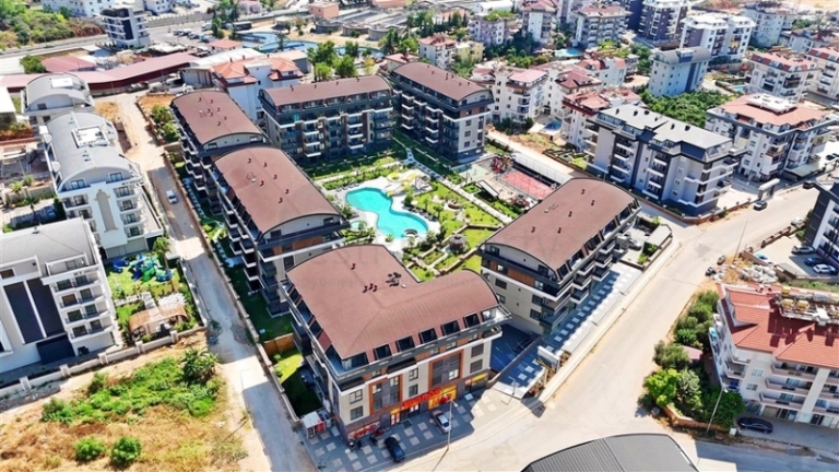 Furnished One Bedroom Apartment for Sale in Oba Alanya Turkey