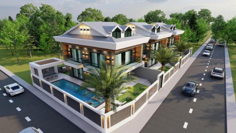 Luxury Private Houses for Sale Babatasi Close to Fethiye Centre Turkey