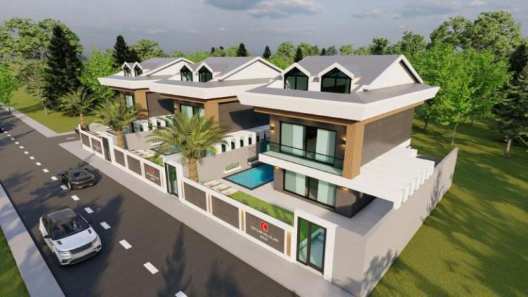 Luxury Private Houses for Sale Babatasi Close to Fethiye Centre Turkey