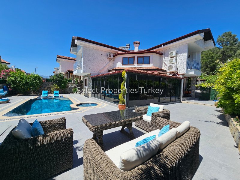 Private 4 Bedroom Country Style Villa for Sale in Seydikemer Fethiye Turkey