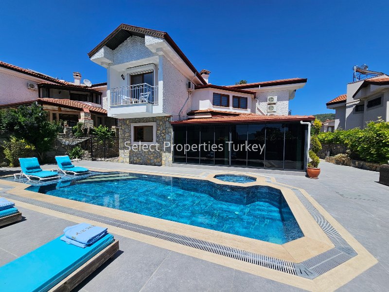 Private 4 Bedroom Country Style Villa for Sale in Seydikemer Fethiye Turkey