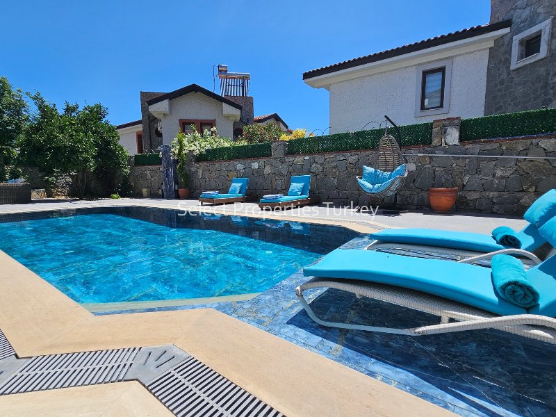 Private 4 Bedroom Country Style Villa for Sale in Seydikemer Fethiye Turkey