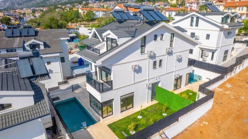Semi-Detached Villa with Private Pool in Ovacik Fethiye for Sale