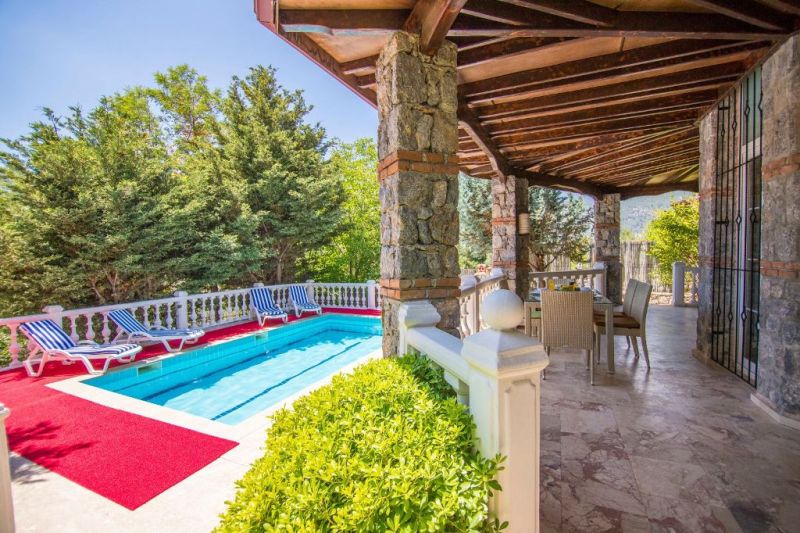 Stylish 3 Bedroom Villa with Pool for Sale in Uzumlu Fethiye
