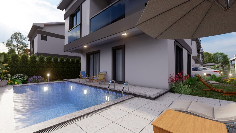 Villas with Pool for Sale Near Calis Beach Fethiye