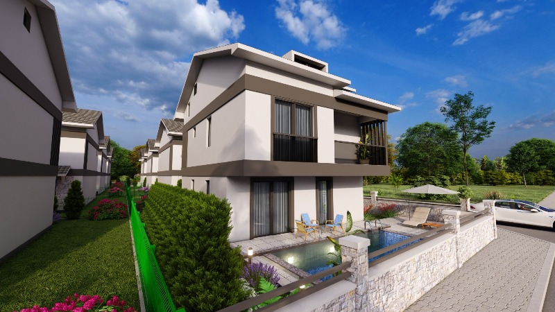 Villas with Pool for Sale Near Calis Beach Fethiye