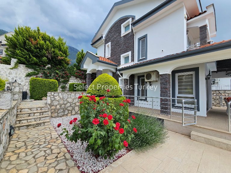 5 Bedroom Detached Villa for Sale in Ovacik Fethiye Mugla Turkey