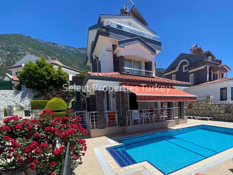 5 Bedroom Detached Villa for Sale in Ovacik Fethiye Mugla Turkey