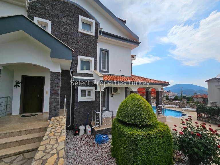5 Bedroom Detached Villa for Sale in Ovacik Fethiye Mugla Turkey