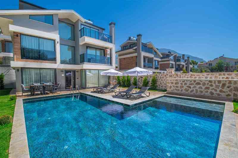 Brand New 3 Bedroom villa with Pool for Sale in Ovacik