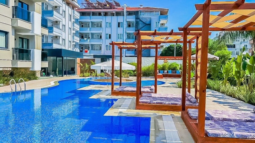 Fully Furnished 2 Bedroom Villa in Alanya Centre for Sale