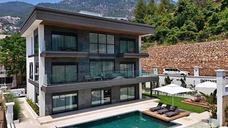 Luxury 3 Bedroom Sea view Villa in Alanya l Suitable for Citizenship