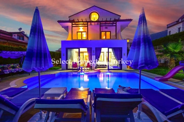 Ovacik Villa with Pool for Sale in Oludeniz Fethiye Turkey