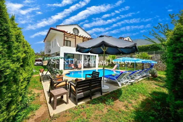 Ovacik Villa with Pool for Sale in Oludeniz Fethiye Turkey