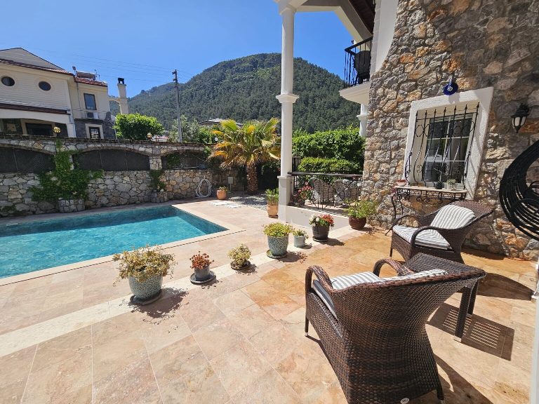 Perfect 3 Bedroom Nature View Villa for Sale in Uzumlu Turkey