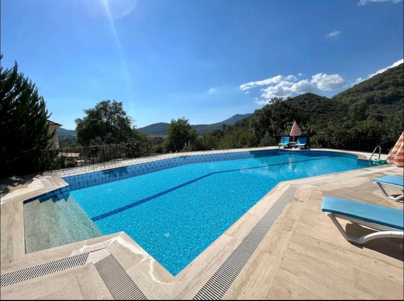 Spectacular Villa with Natural Stone Walls in Uzumlu Fethiye
