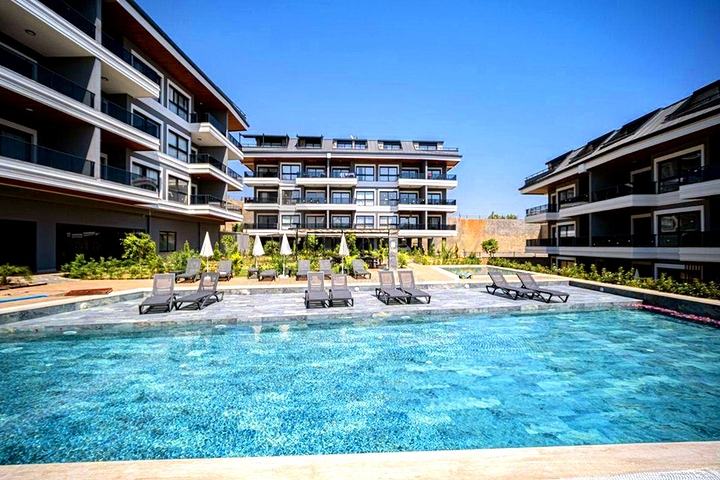 One Bedroom Alanya Apartment on a Modern Complex for Sale