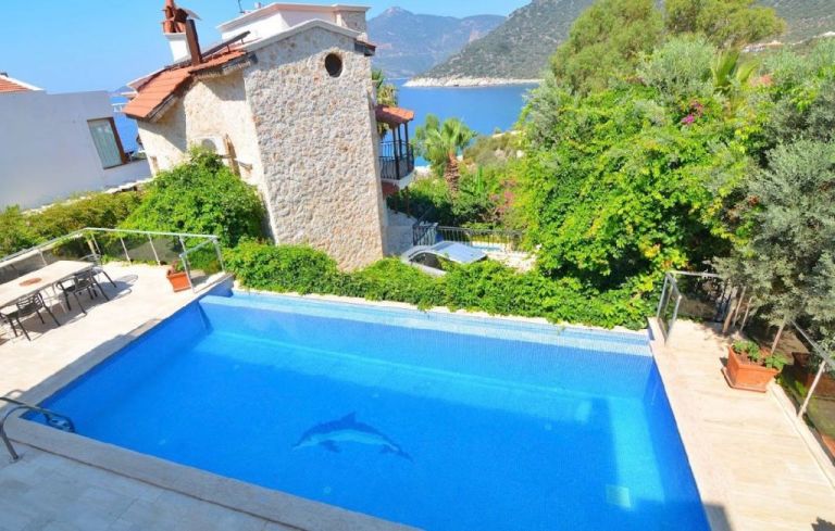 Sea View Family Villa for sale in Kalkan Kas Turkey