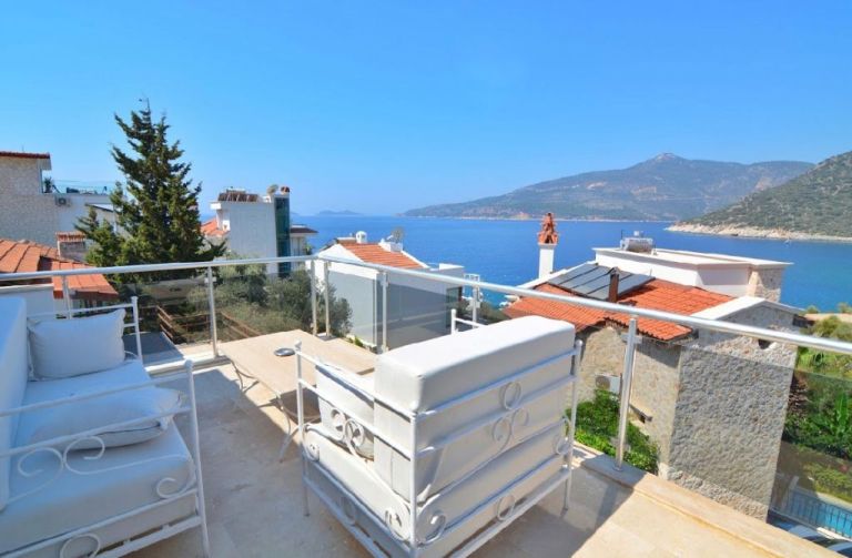 Sea View Family Villa for sale in Kalkan Kas Turkey
